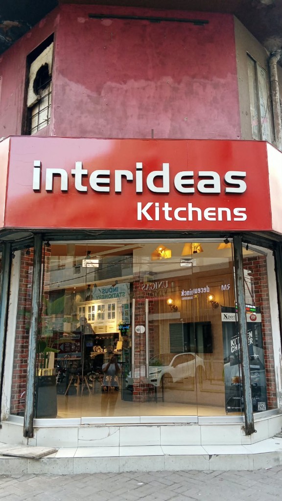 Interideas Kitchens showroom storefront